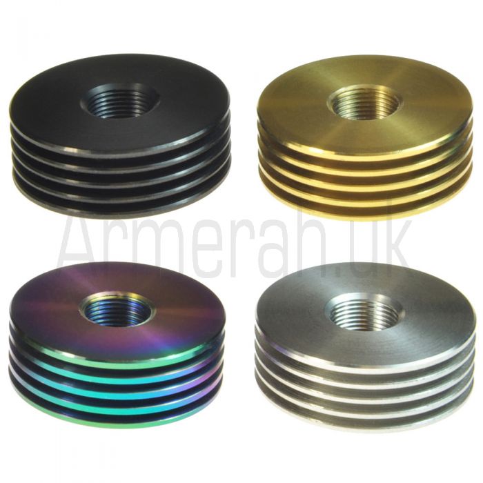 Armerah 510 Thread Stainless Steel Heatsink Base V1 for Cooling 22mm Devices 