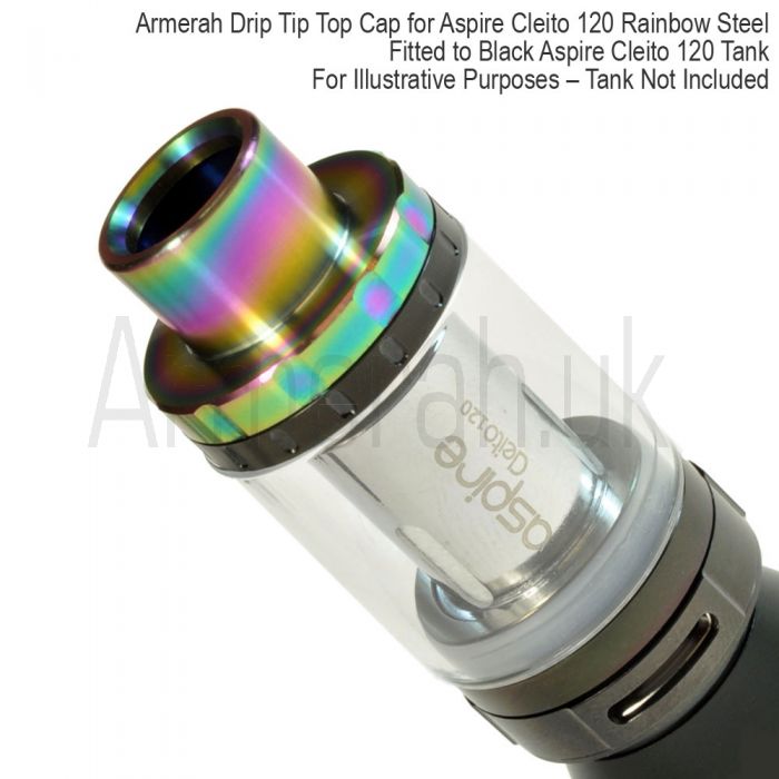 1 X Genuine Aspire Cleito Pro Drip Tip Cleitopro Bubble Glass 4 2ml Uk Vvapes