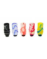 Armerah Beaker 510 Drip Tip e-cig Mouthpiece Tall/Acrylic/Marble Available Colours
