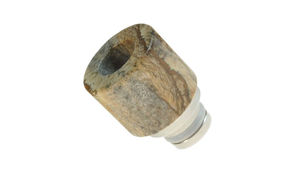 Armerah Stump 510 Drip Tip eCig Mouthpiece Short/Medium Granite/Steel Brown