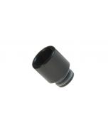 Armerah Stump 510 Drip Tip eCig Mouthpiece Short/Big POM Thermoplastic in Black