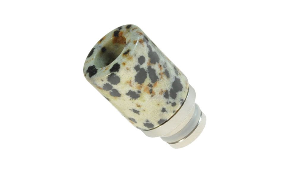 Armerah Stumpy 510 Drip Tip eCig Mouthpiece Short/Medium Granite/Steel Beige