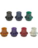 Armerah Cone 810 Drip Tip eCig Mouthpiece Short/Big Snakeskin Epoxy Resin Available Colours