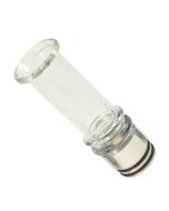 Armerah Pipe Stem L 810 Drip Tip eCig Mouthpiece Big Glass/Straight Clear