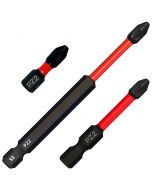 Armerah Hex Impact Screwdriver Bits Pozidriv Magnetic S2 Steel 1/4