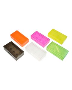 Armerah 18650/16340/CR123A eCig Battery Protective Case Opaque Plastic Available Colours