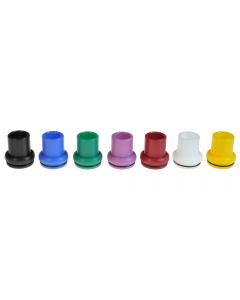 Armerah 22mm RDA Top Cap e-cig Mouthpiece Domed/POM Extra Wide Bore Available Colours