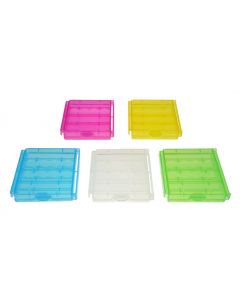 Armerah 14500 AA/AAA Battery Protective Case Cover Storage Quad Opaque Plastic Available Colours