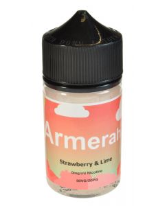 Armerah Fruity Clouds eLiquid Vape Juice Strawberry & Lime 0mg 50ml Shortfill 80/20 Single