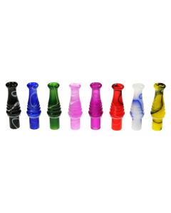 CE Clearomiser Replacement Mouthpiece Round/Acrylic/Marble Available Colours
