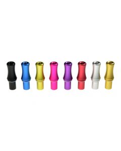 eGo CE Clearomiser Replacement Mouthpiece Round/Aluminium - Available Colours